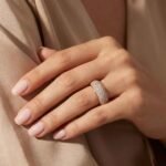 Diamond eternity ring, 14K White Gold Lab Grown Diamonds Anniversary Band Gift, Woman’s Party Wear Band