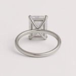 Radiant Cut 5ct E-F VS1 IGI Certified Lab Diamond Solitaire Ring in 18K Gold – Luxe Bold Setting