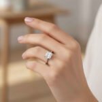 Asscher Cut 5ct E-F VS1 IGI Certified Lab Diamond Solitaire Ring in 18K Gold – Vintage Step-Cut Design