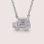 Car-Shaped IGI Certified CVD Lab Diamond Pendant Necklace in 18K Gold – 0.50ct to 3.50ct with 18-Inch Chain