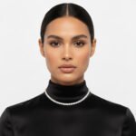 16 Inch 7.50ctw Round Cut IGI Certified CVD Lab-Grown Diamond Tennis Necklace in 18K Gold – Classic Bridal Choker