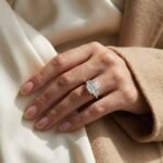 Cushion Cut 4ct Center + Trapezoid Side Lab Grown Diamond Engagement Ring in 10K/14K/18K Gold – IGI Certified