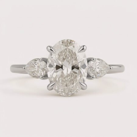Beyoncé Inspired 3ct Emerald Cut Lab Diamond Engagement Ring with Split Shank – IGI Certified Gold Ring