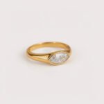 1.5 Carat Marquise Cut CVD Lab-Grown Diamond Engagement Ring in 10K/14K/18K Gold – IGI Certified Solitaire Design