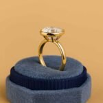 3 Carat Oval Cut IGI Certified Lab-Grown Diamond Engagement Ring in 10K/14K/18K Gold – Bezel Set CVD Diamond