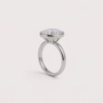 3 Carat Oval Cut IGI Certified Lab-Grown Diamond Engagement Ring in 10K/14K/18K Gold – Bezel Set CVD Diamond