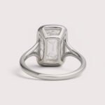8 Carat Old Mine Cut Bezel Set Lab Diamond Engagement Ring in 10K/14K/18K Gold – IGI Certified CVD Diamond