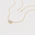 1ct Marquise Lab Grown Diamond Necklace