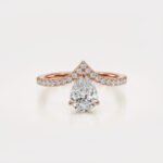 1.55ct Pear Lab Grown Diamond Ring