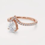 1.55ct Pear Lab Grown Diamond Ring