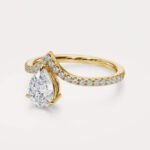 1.55ct Pear Lab Grown Diamond Ring
