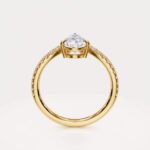 1.55ct Pear Lab Grown Diamond Ring