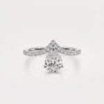 1.55ct Pear Lab Grown Diamond Ring