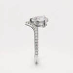 1.55ct Pear Lab Grown Diamond Ring